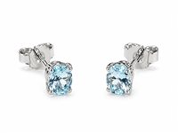 Earrings Idee Preziose dal 1987 Woman in White Gold Acquamarina IP.OK18B/3A